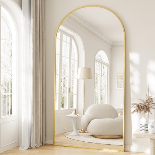 Oversized Full Body Mirror 35x78 inch Arched Full Length Mirror - Image 3