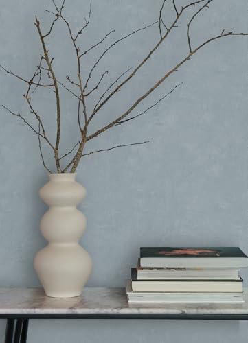 Mr. Kate Daphne Limewash Dusty Blue Peel and Stick Wallpaper - Image 4