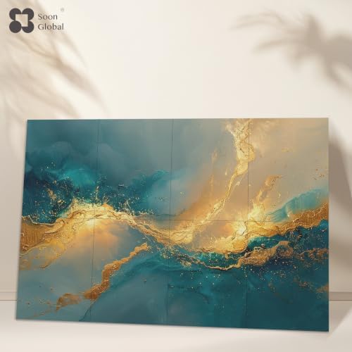 Soon Global Acoustic Wall Panels, Art Acoustic Panels, Oceanic Gleam - Image 3
