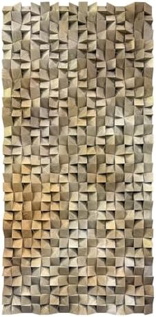 LIUZEYUE - Giant Textured Wood Panel, Modern Abstract Design, Focal Point - Image 3