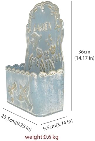 BIG FORTUNE Metal Wall Mount Planter Wall Vases - Image 2