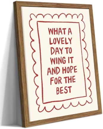 ZXXYWA Inspirational Quote Canvas Wall Art, Minimalist Typography Artwork by Unknown