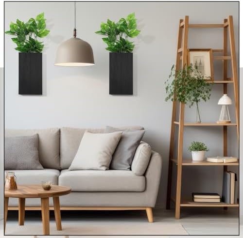 Vesici Wood Wall Planter Vase - Image 4