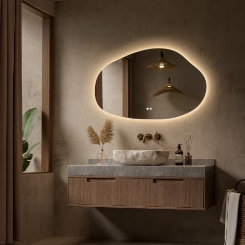 Keonjinn Irregular Bathroom Mirror - Image 2