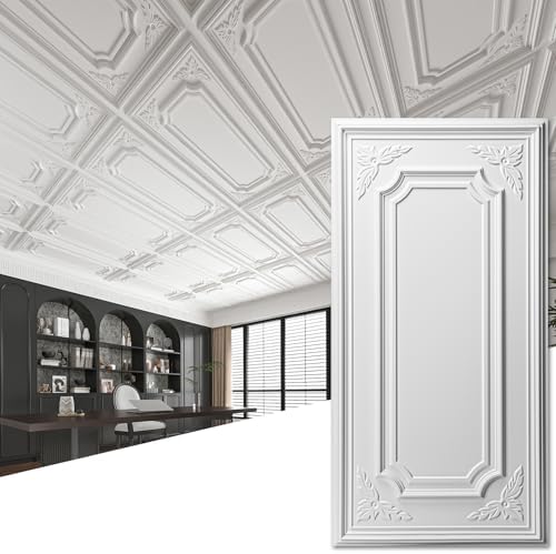 Art3dwallpanels Drop Ceiling Tiles, 2x4 Ft, 12 Pack by Art3dwallpanels