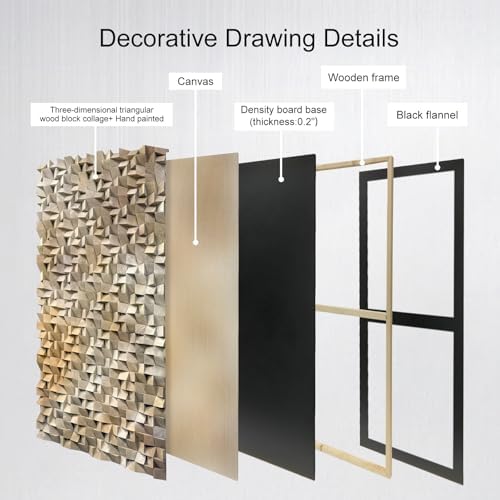 LIUZEYUE Extra Large Wood Decor, Room-Scale Textural Impact, Organic Depth - Image 4