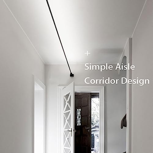 4M LED Linear Wall Lamp, 48W 6000K Rotatable Light, Nordic Minimalist - Image 6