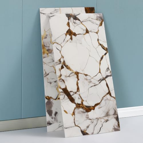Haimin 3D Wall Panels Peel and Stick Marble Tile Look 10 Pack Waterproof - Image 5