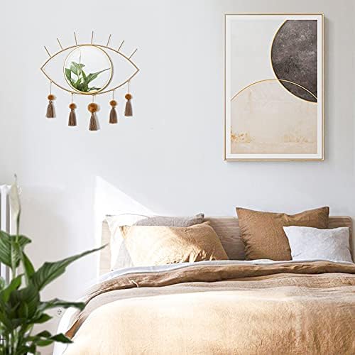 Evil Eye Wall Mirror Boho Gold Mirrors Decorative Metal Mirror - Image 5