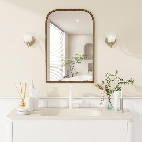 Axeman 22x30 Rounded Rectangular Wall Mirror, Decorative Bathroom Mirror - Image 2