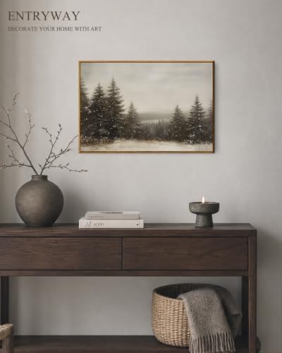 InSimSea Framed Canvas Wall Art winter scene - Image 3
