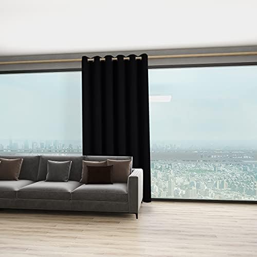 BONZER Room Divider Curtain Grommet Thermal Insulated Blackout Curtains - Image 4