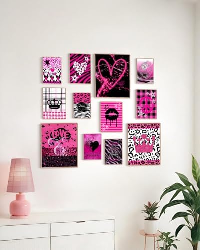 KBKBART 12 Pcs Mcbling Trashy Y2k Posters Room Decor and 50 Pcs Y2k Sticker - Image 7