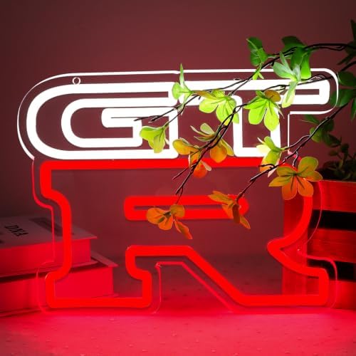 G.T.R Car Neon Signs for Wall Decor Neon Lights for Business Led Signs Suitable by JFLLamp