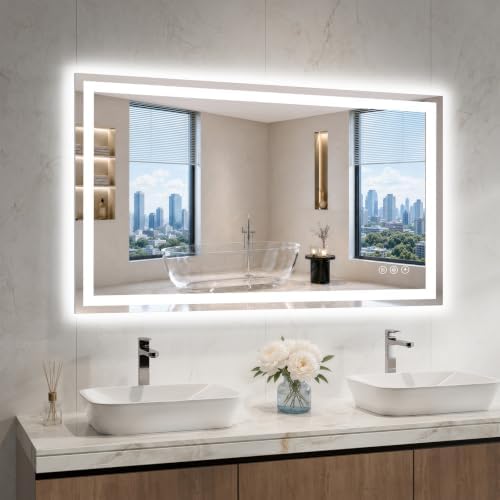 24"x48" LED Bathroom Mirror by MYSUNORIA