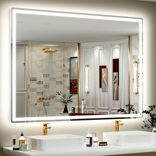 SMIROR 55x40 LED Lighted Bathroom Vanity Mirror by SMIROR