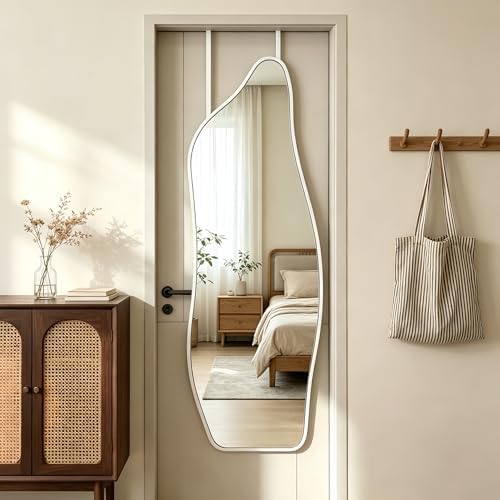 48"x16" Full Length Door Mirror, Dolphin Hanging Mirror - Image 6