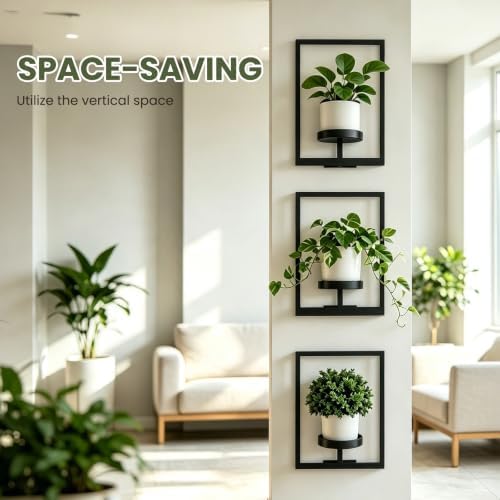 Wall Plant Holder Floating Plant Shelves - Image 4