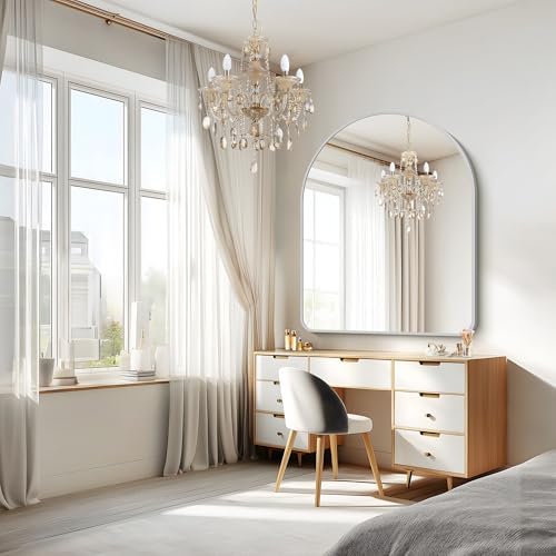 FORBATH Large Arched Wall Mirror 40x48 Inch, Arched Mirror - Image 2