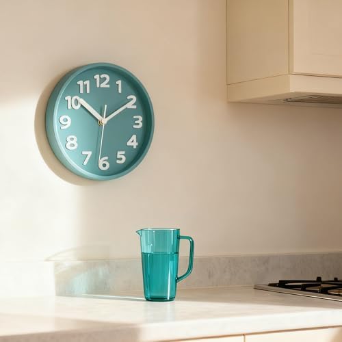 JENLYSTIME 8 Inch Modern Dual‑Mode Clock, Wall Clock & Tabletop Clock - Image 3