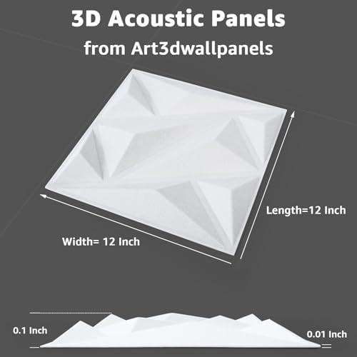 Art3dwallpanels 20 Pack Wall Panels Acoustic Soundproof - Image 2