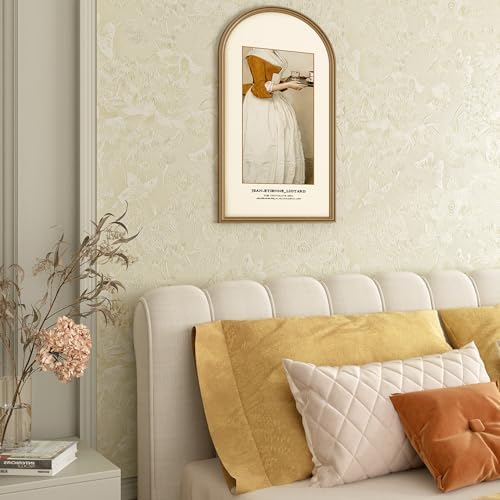 Neutral Floral Wallpaper Peel and Stick Textured Wallpaper Embossed Flower - Image 4