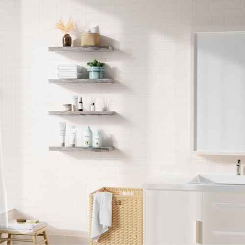 Bellsal Floating Shelves for Wall, Living Room, Bathroom Storage, Book Shelfs - Image 4