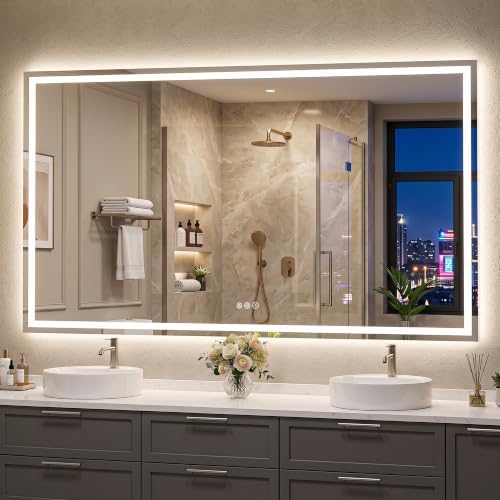 Antok 60x36 LED Bathroom Mirror by AntokMirror