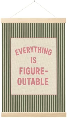 FGFK Positive Affirmations Wall Art Poster Hanger Frame 16x24 Inch by WelcometoFGFKhome