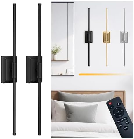 Battery Operated Wireless Wall Sconce by Unknown
