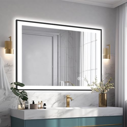 EchosLife 40x30 LED Lights Bathroom Mirror by EchosLife
