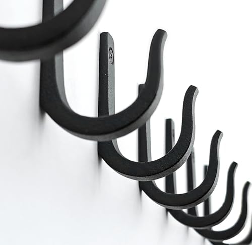 Ambipolar Railroad Spike Iron Coat Hooks 10 Pack Multi-Purpose Heavy Duty Hooks - Image 5