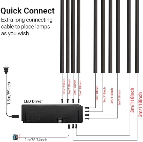 HAMRVL Black Wall Panel Lights - Image 5