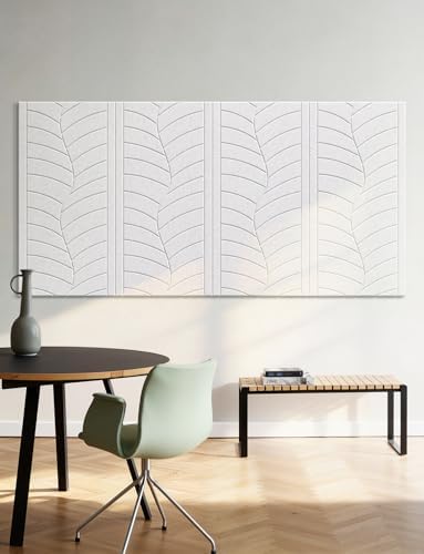 4 Pack Large Acoustic Panels Sound Absorbing by Topnaca