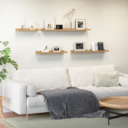 Boswillon Floating Shelves Set of 2, Long Wall Shelf - Image 2