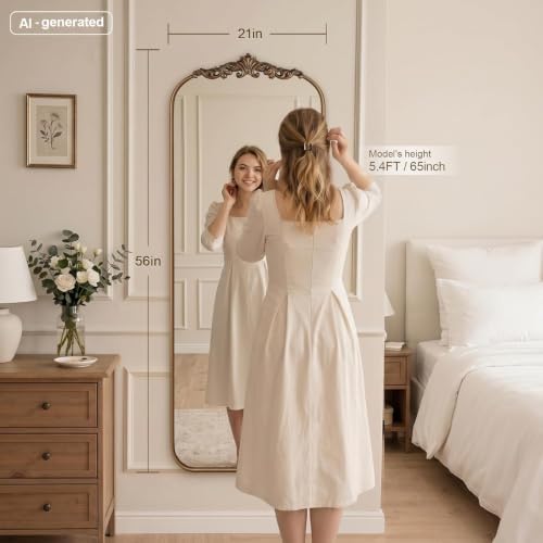 Vintage Mirror Full Length - Image 3