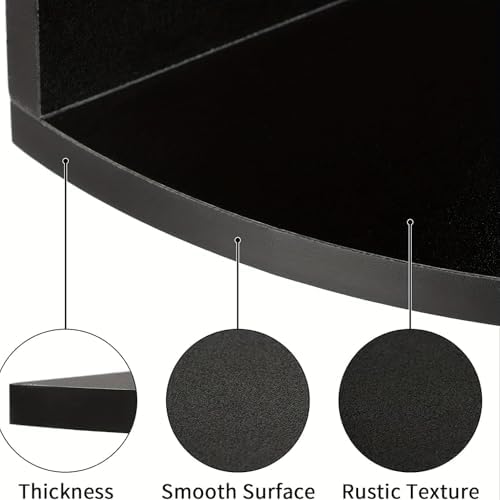No-Drill Corner Shelf Wall Mount, 7-Tier Thickened Floating Bookshelf - Image 4
