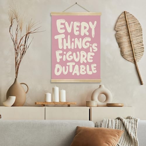Everything is Figureoutable Inspirational Wall Art Decor, Positive Motivational - Image 3
