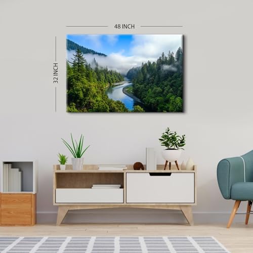 Mountain Forest Wall Art Large Wall Decor - Image 4