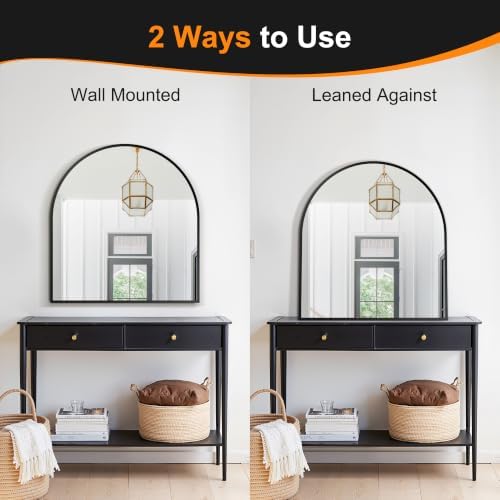 Delma Arched Bathroom Mirror - Image 6