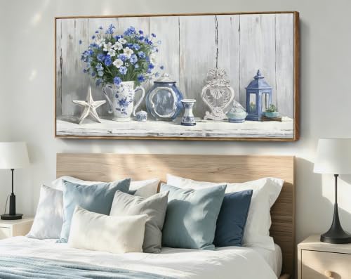 Nicetop Large Framed Artwork for Walls – Coastal Rustic Farmhouse Art Prints - Image 4