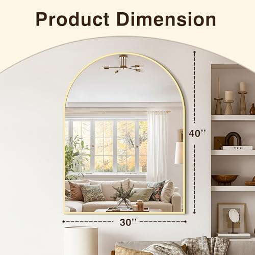 Arched Bathroom Vanity Mirror for Over Sink - Image 3