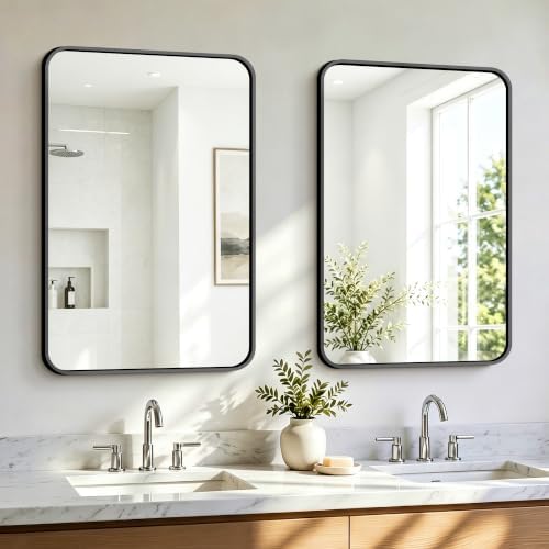 Bathroom Vanity Mirror for Wall, 30”x20”-2pcs Mirrors for Over Sink by Unknown
