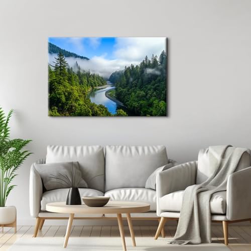 Mountain Forest Wall Art Large Wall Decor - Image 5