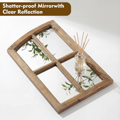 Farmhouse Arched Window Wall Mirrors - Image 4