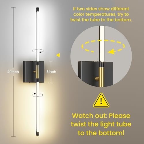 10000mAh Battery Operated Wall Sconces Set of 2 - Image 3
