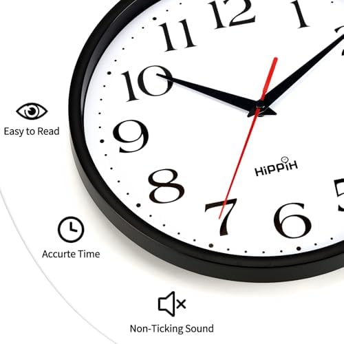 HIPPIH 10 Inch Wall Clock - Image 2
