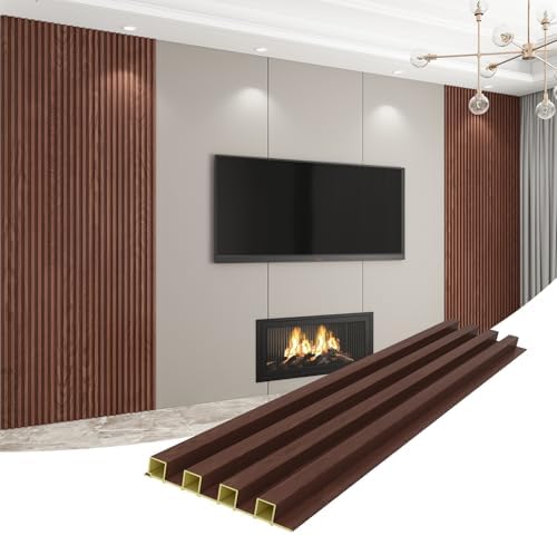 Slat Wall Panel 8-Pack, 118’’x6.1’’ by Unknown