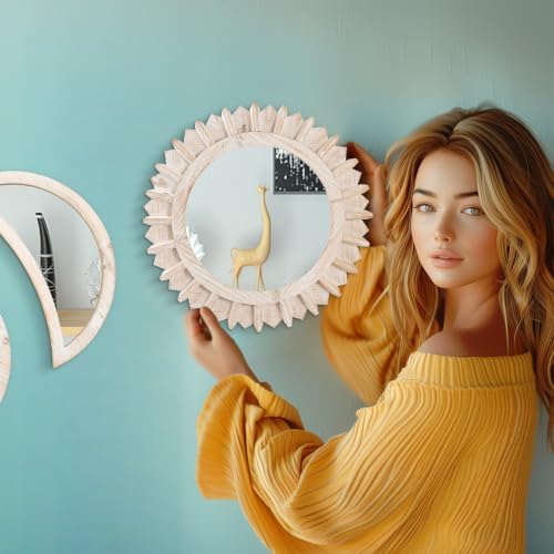 WAKOSAN Moon Phase Wall Mirror Set - Image 3