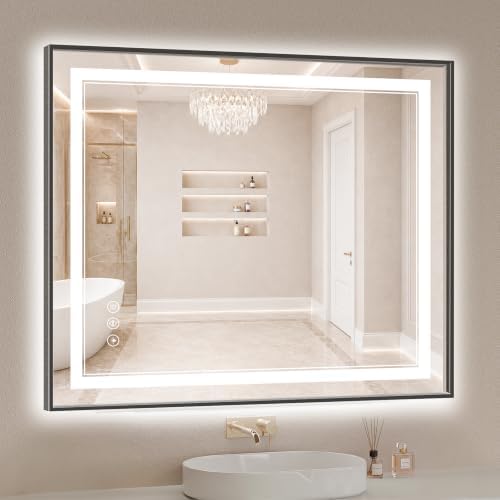32"x40" LED Bathroom Mirror by MYSUNORIA
